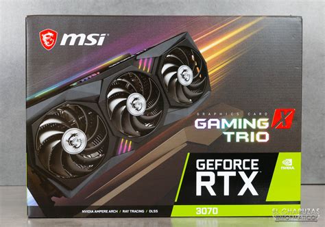 MSI RTX 3070 GAMING X TRIO .